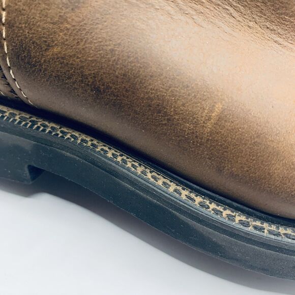 Justin 4740 Mens Brown Round Toe Leather Mid Calf Work Boots Size 8 B main image 6